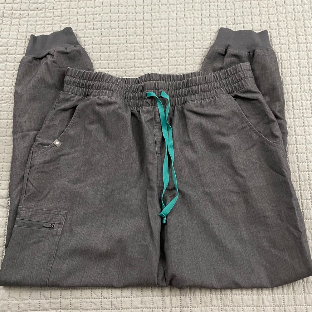 FIGS Women's Graphite Zamora™ - High Waisted Scrub Pants - XL
